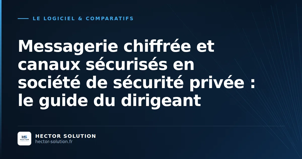 Poste de supervision d'une société de sécurité privée gérant des données sensibles de plannings et de sites